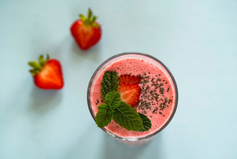 strawberry smoothie, Essential Fitness